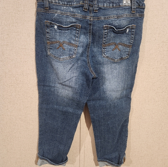 Cute denim capris. Gently used. Still like new. - Picture 2 of 3